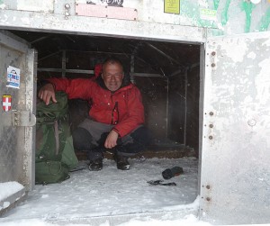 Emergency shelter on Ben Nevis