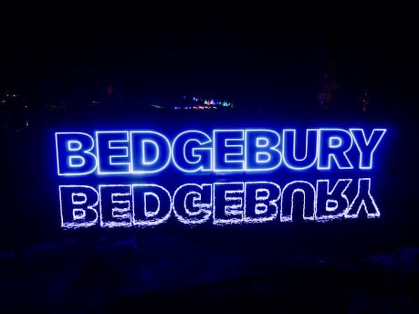 Bedgebury Pinetum Christmas Light Trail New Years' Day 2022
