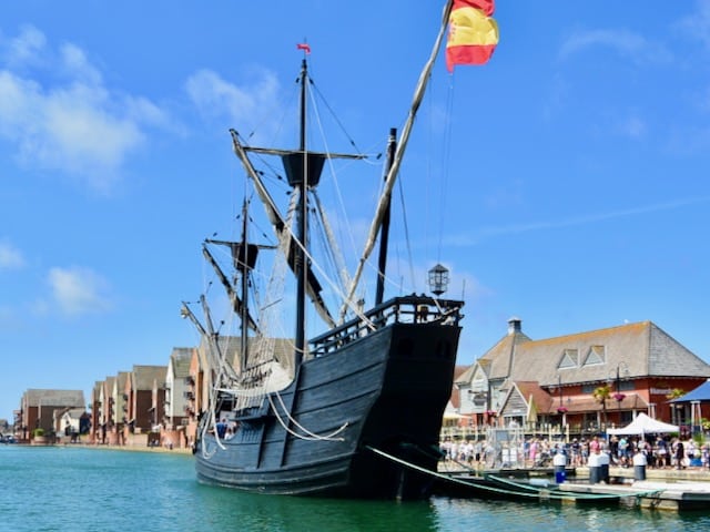 16th century Spanish sailing ship